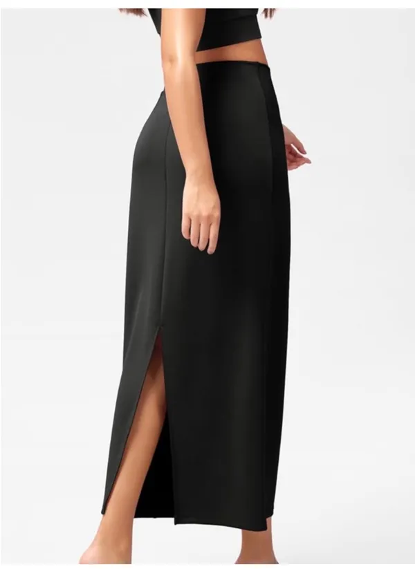 Ododos Body Con Maxi Skirt Black - Image 3