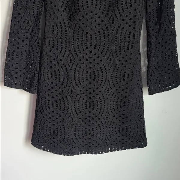 Maje Reverso Crochet Lace Dress Small - Image 6