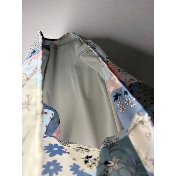 The Moon Floral Patchwork Dress Sz L Boho Academia - Image 4