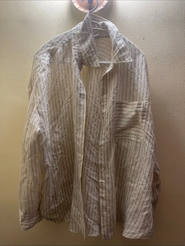 Zara Stripped button down shirt - Image 3
