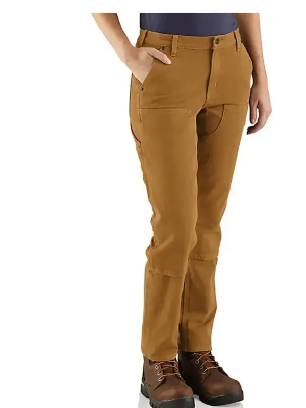 NWT Carhartt DOUBLE-KNEE PANT - RELAXED FIT - RUGGED FLEX TWILL SZ-12 - Image 2