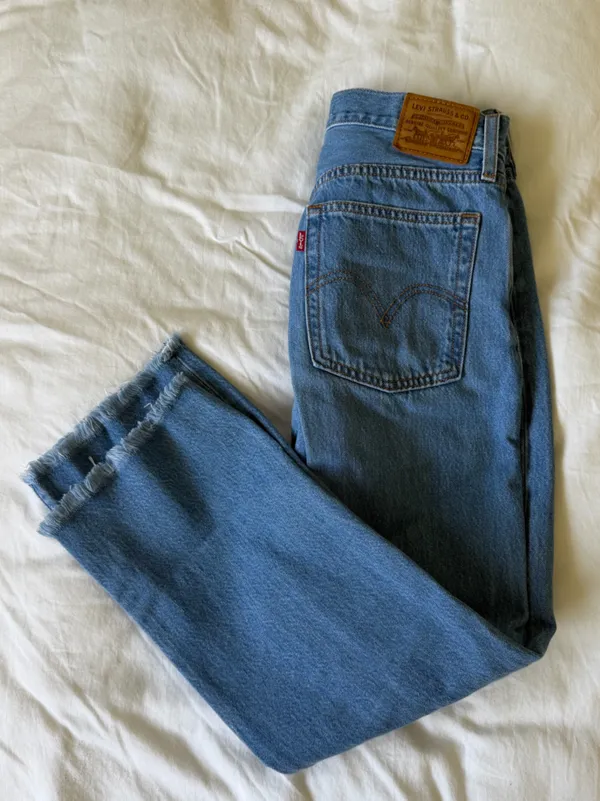 Levi’s Wedge Straight Blue Jeans - Image 6