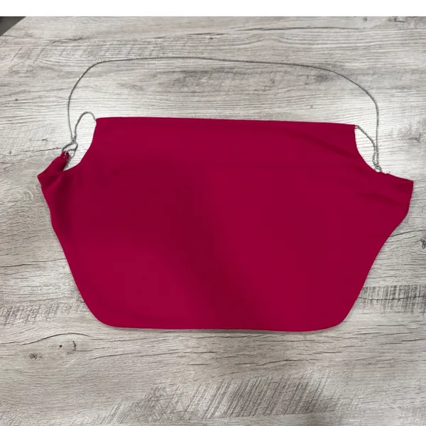 Y2K Night Out Barbie Fushsia Chain Strap Backless Tank Top - Image 3