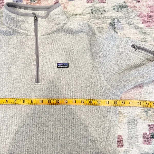 Patagonia Womens Better Sweater Large 1/4 Zip Fleece Pullover Granola Hiking - Image 5