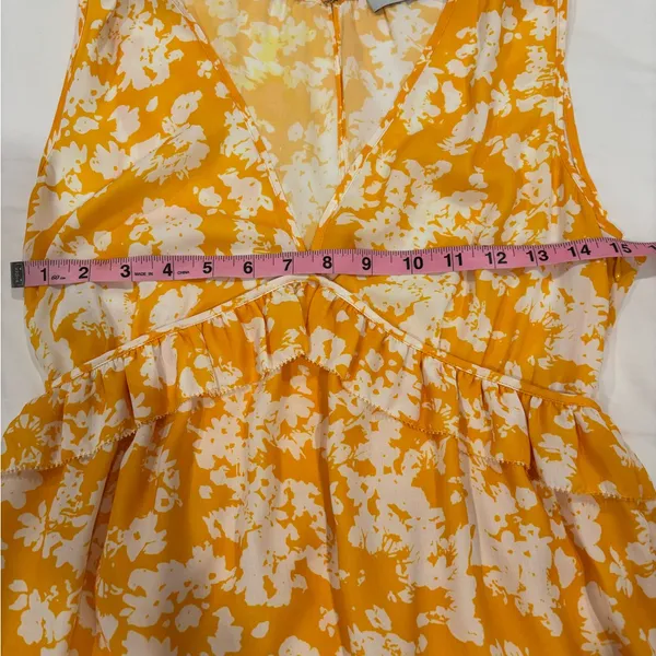 Ramy Brook Merida Yellow and White Floral‎ Dress size 0 - Image 7