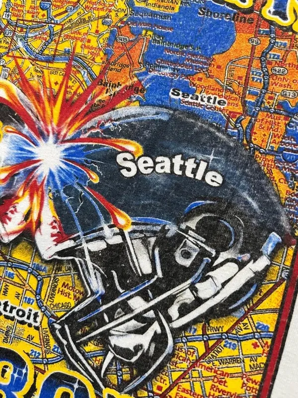 Super Bowl XL Motor City Showdown Football Shirt - Image 3
