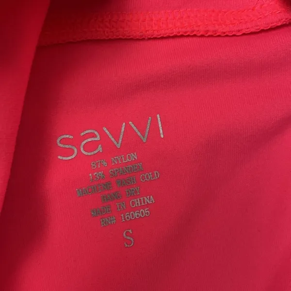 Savvi Hot Pink Strappy Back Cropped Athletic Sport Bra Top New S - Image 6