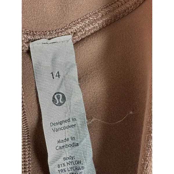 Lululemon Align High-Rise Leggings 25 Sz 14 Dusty Clay Hidden Pocket Activewear - Image 10