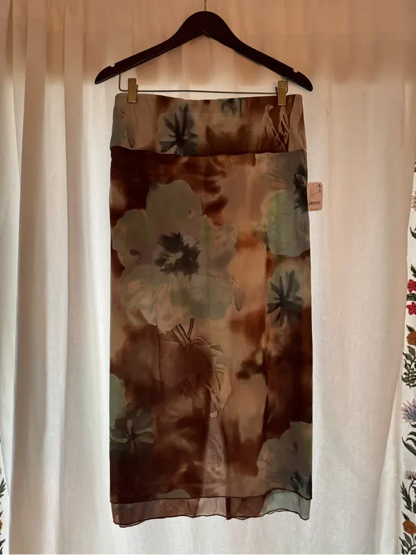Free People Sunset Mesh Midi Skirt - Image 5