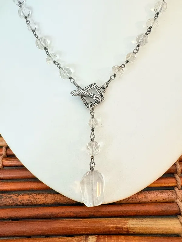 Silpada Long Crystal Vintage Necklace - Image 3