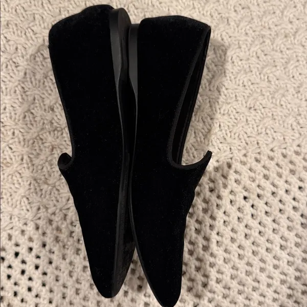 Birdies Women's Elegant Flats Black Velvet - The Heron 7/5 - Image 3