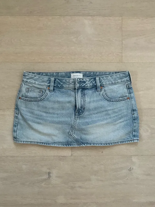 PacSun Denim Mini Skirt  - Image 4