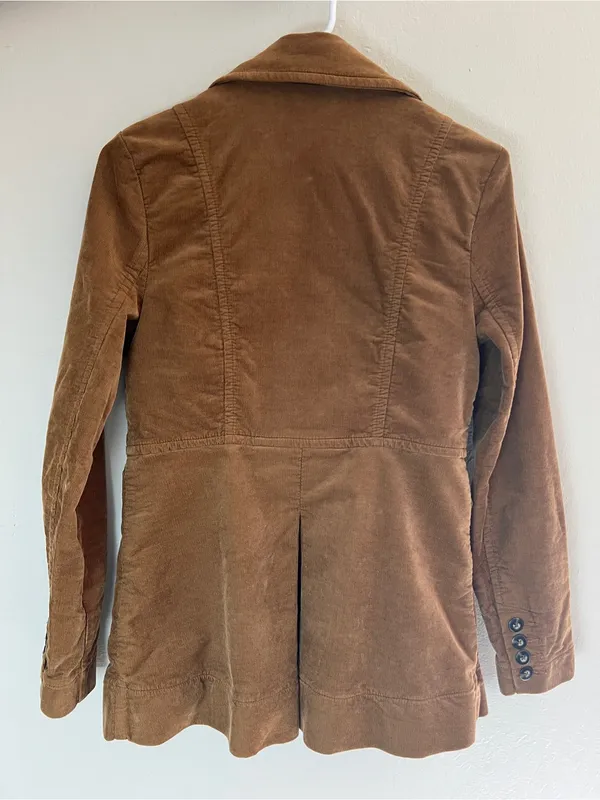 CAbi Journey Jacket #3554 Brown Corduroy Blazer S Fall Cotton Lyocell - Image 4