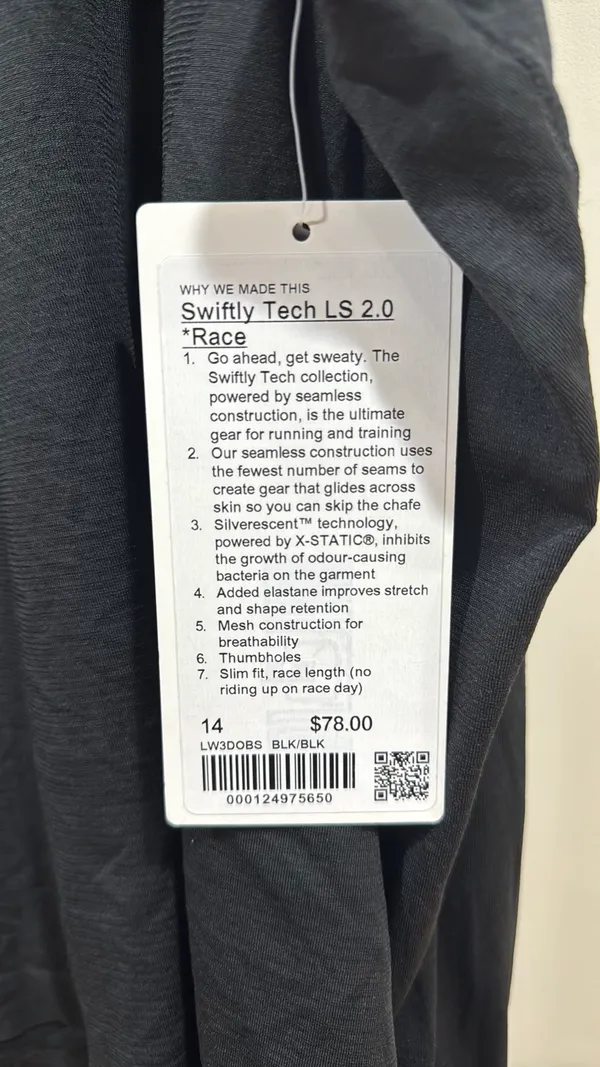 Lululemon Swiftly Tech Long Sleeve 2.0 - Image 2