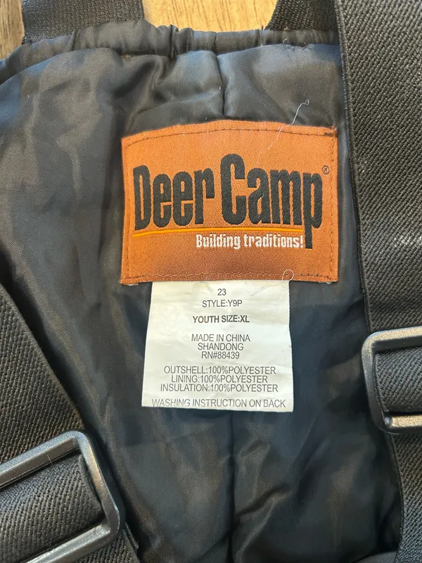 Hunting overalls Size youth xl - Image 4