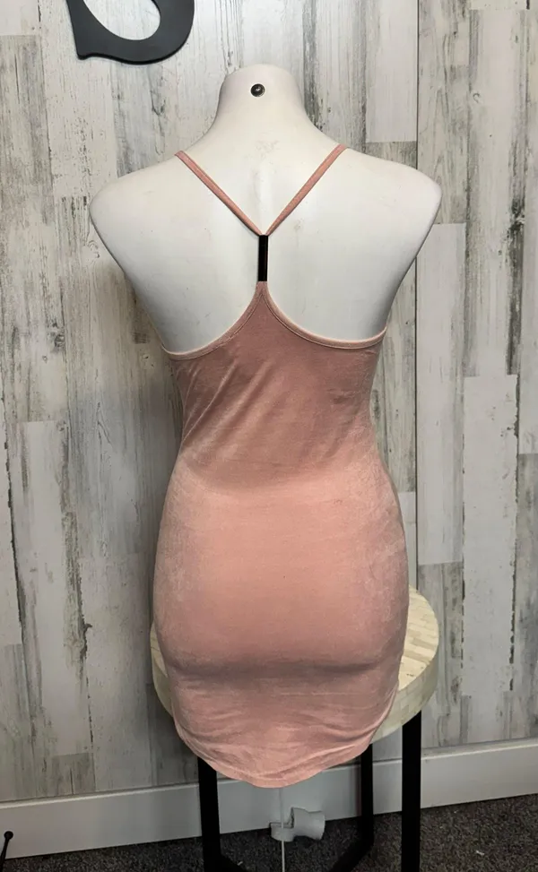 Windsor Pink Velvet Dress - Image 2