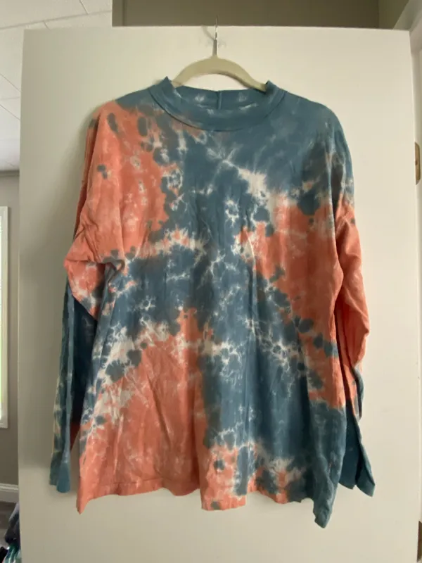 Free People Tie-Dye Long Sleeve Top - Image 4