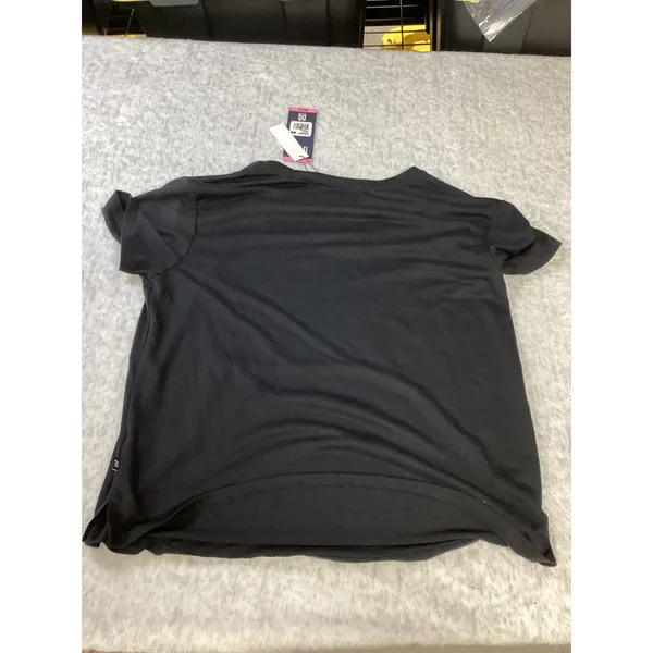 GAP Women True Black Short Sleeve Slub Tee V-Neck T-Shirt Small‎ QLT7142S NEW - Image 5