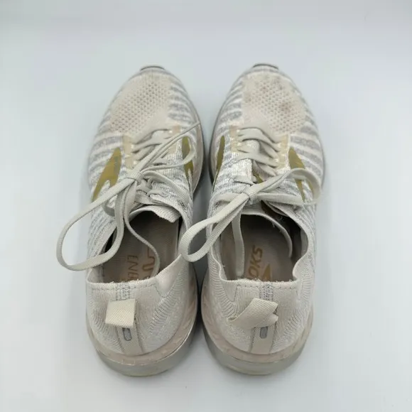 Brooks Womens Bedlam 2 Gray Gold Running Shoes‎ Sneakers Size 8 Running Walking - Image 5