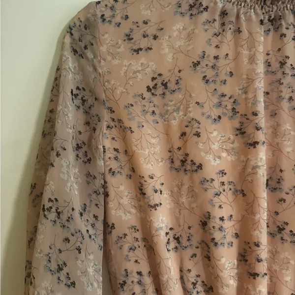 TCEC Blush Floral Long Sleeve Dress - Image 6