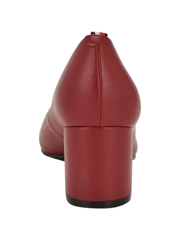 Tommy Hilfiger Nanya Block Heel Pumps TWNANYA Red 8.5M - Image 11