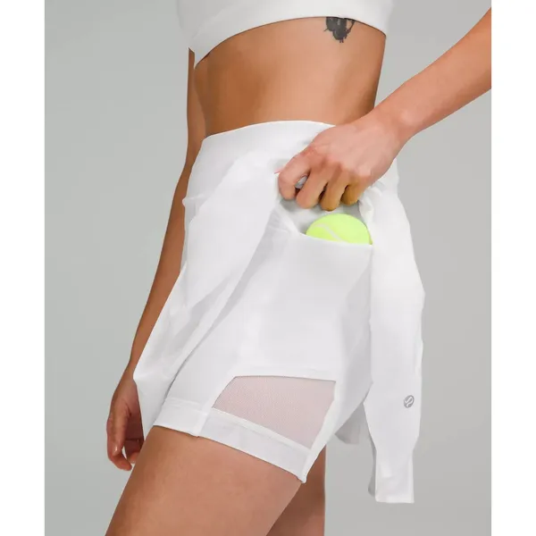 Lululemon Side-Pleat High-Rise Tennis Skirt White Size 8 NWT - Image 5