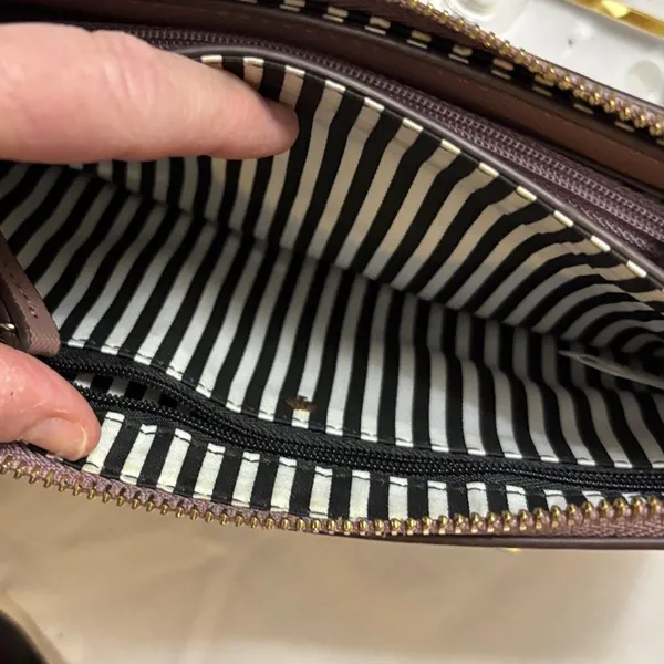 Kate Spade Mauve Leather Wristlet - Image 3
