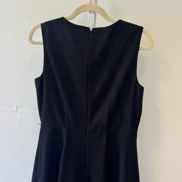 Calvin Klein Womens Black Sleeveless Keyhole Fit and Flare A-Line Dress Size 8 - Image 5