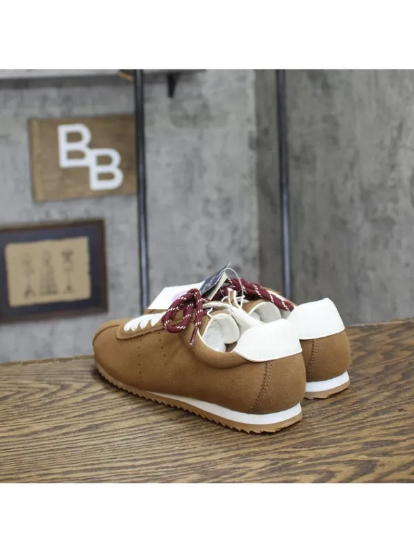 NWT Universal Thread JoJo Sneakers Double Lace Low Top 94462312 Brown 6.5M - Image 3