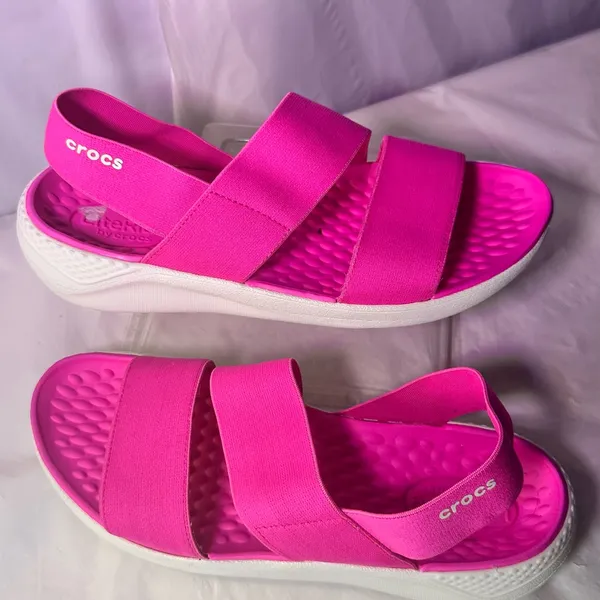 Crocs Women’s LiteRide Sandal — Hot Pink - Image 3