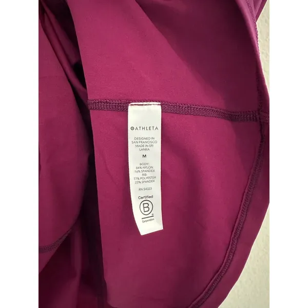 Athleta Vitality Rib Tank Magenta Medium - Image 7