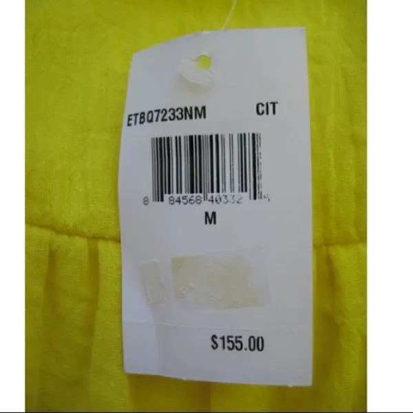 NWT Yellow Beaded Top  - Image 5