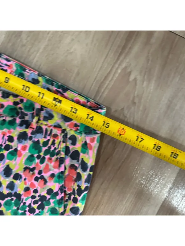 Gap Y2K Women's Abstract Animal Print Skinny Jeans Multicolor Slim Fit US0 Edgy - Image 6