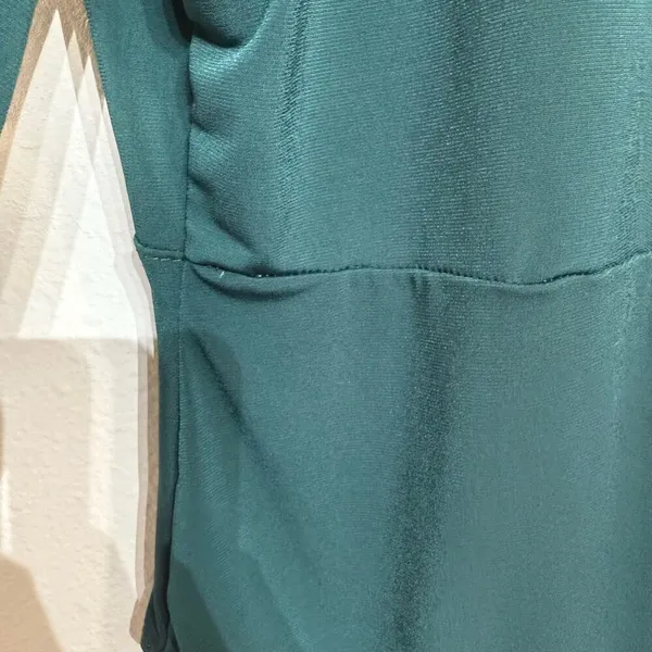 21 Saints Green Slinky Plunging Bodysuit Sz XL - Image 8
