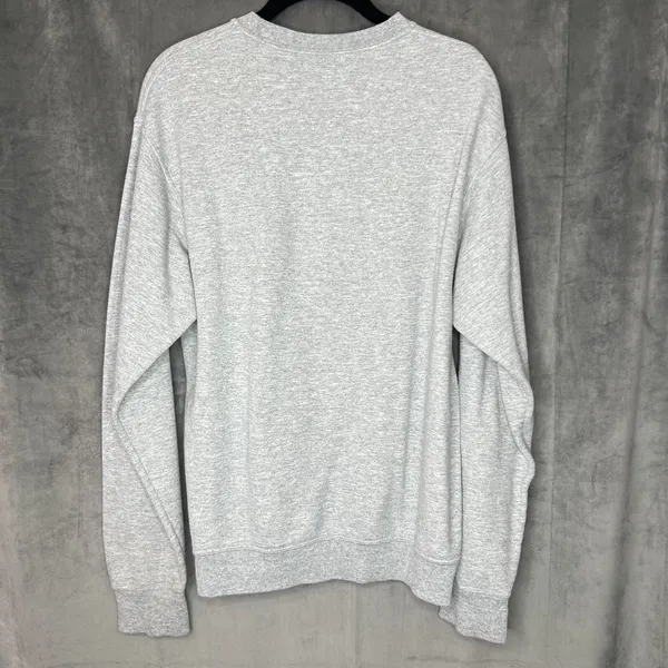 Fruit of the Loom Butterfly‎ Embroidered Sweatshirt Gray Crewneck Womens Medium - Image 3