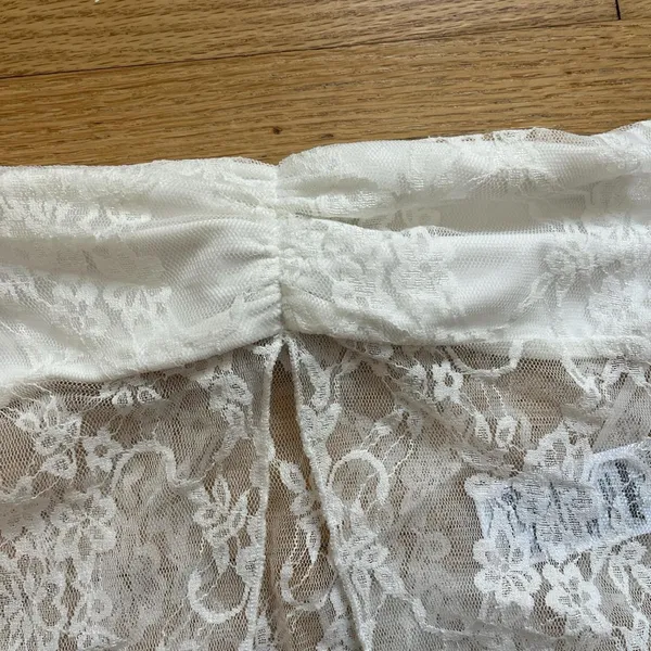 Edikted Ivory Lace Bandeau - Image 4