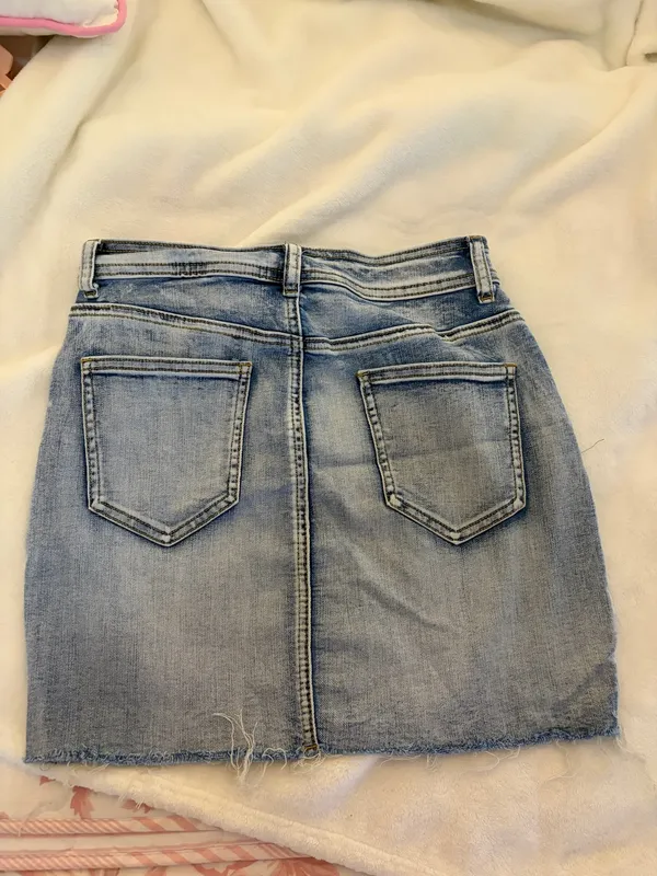 Denim Skirt Blue Size 4 - Image 2