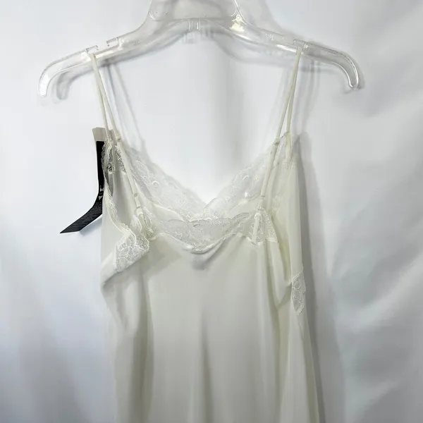 VTG Vanity Fair Modern Romance 36 Ivory Lace Slip Nightgown Sleepwear NWT 1808‎ - Image 8