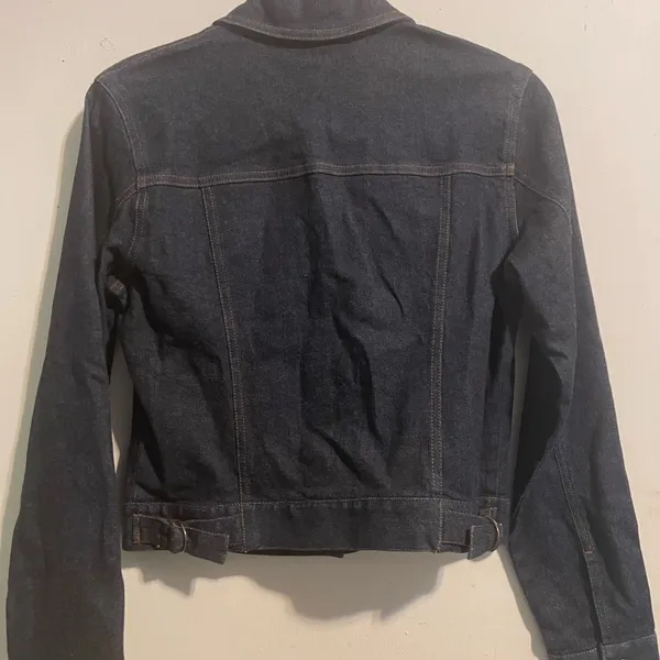 Ann Taylor Black Jean Jacket Classic Design‎ - Image 3