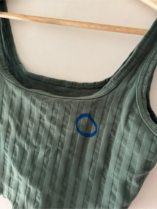 Aerie Offline Forest Green OG Ribbed Scoop Neck Crop Top - Image 5