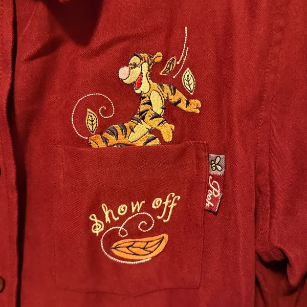 Vintage Disney Tigger Embroidered Shirt - Image 2