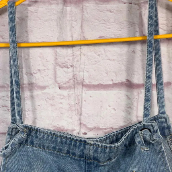 Cider Women’s Large Denim Overalls Shorts - Image 5