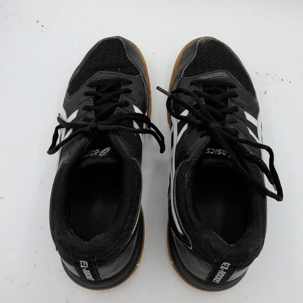 Asics Gel-Rocket 9 Womens‎ 8.5 Black White Gum Indoor Court Shoes 1072A034 - Image 6