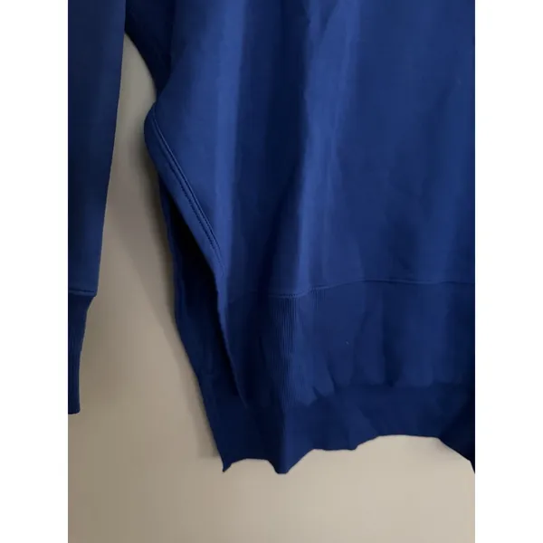 Universal Standard Fiona Open Side Sweatshirt Cotton‎ Blue Size Small (14-16) - Image 9