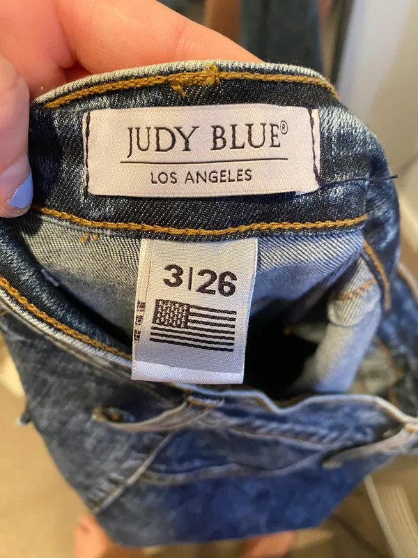 Judy Blue Boutique Acid Wash Bell Bottoms - Image 5