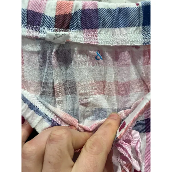 Croft & Barrow Flannel Checkered Pajama Sleep Pants size large - Image 3