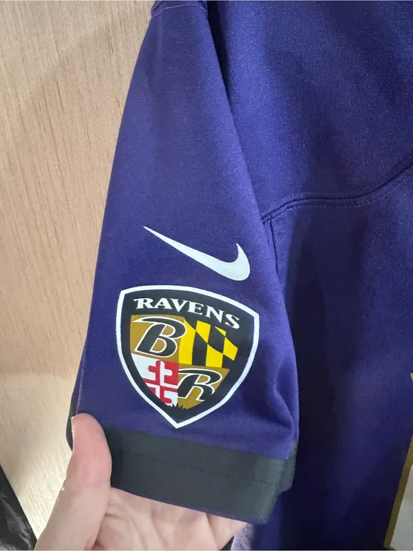 Women’s Nike NFL Purple Gold On Field Baltimore Ravens Jersey #16 Wallace XXL - Image 4