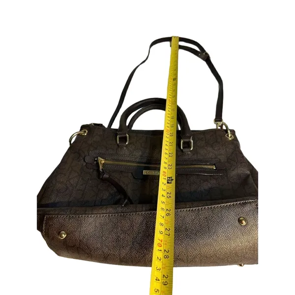 Calvin Klein Cross Body Purse Brown - Image 10