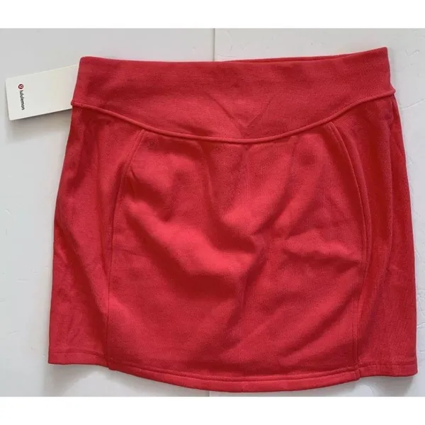 Lululemon HR Scuba Mini Skirt XL New NWT Pink Glaze Coral RARE HTF - Image 2