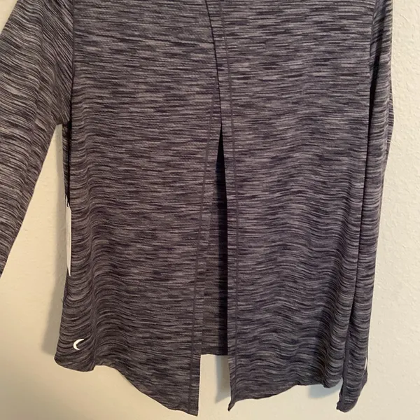ZYIA Active charcoal split back long sleeve T XXL NWT - Image 5